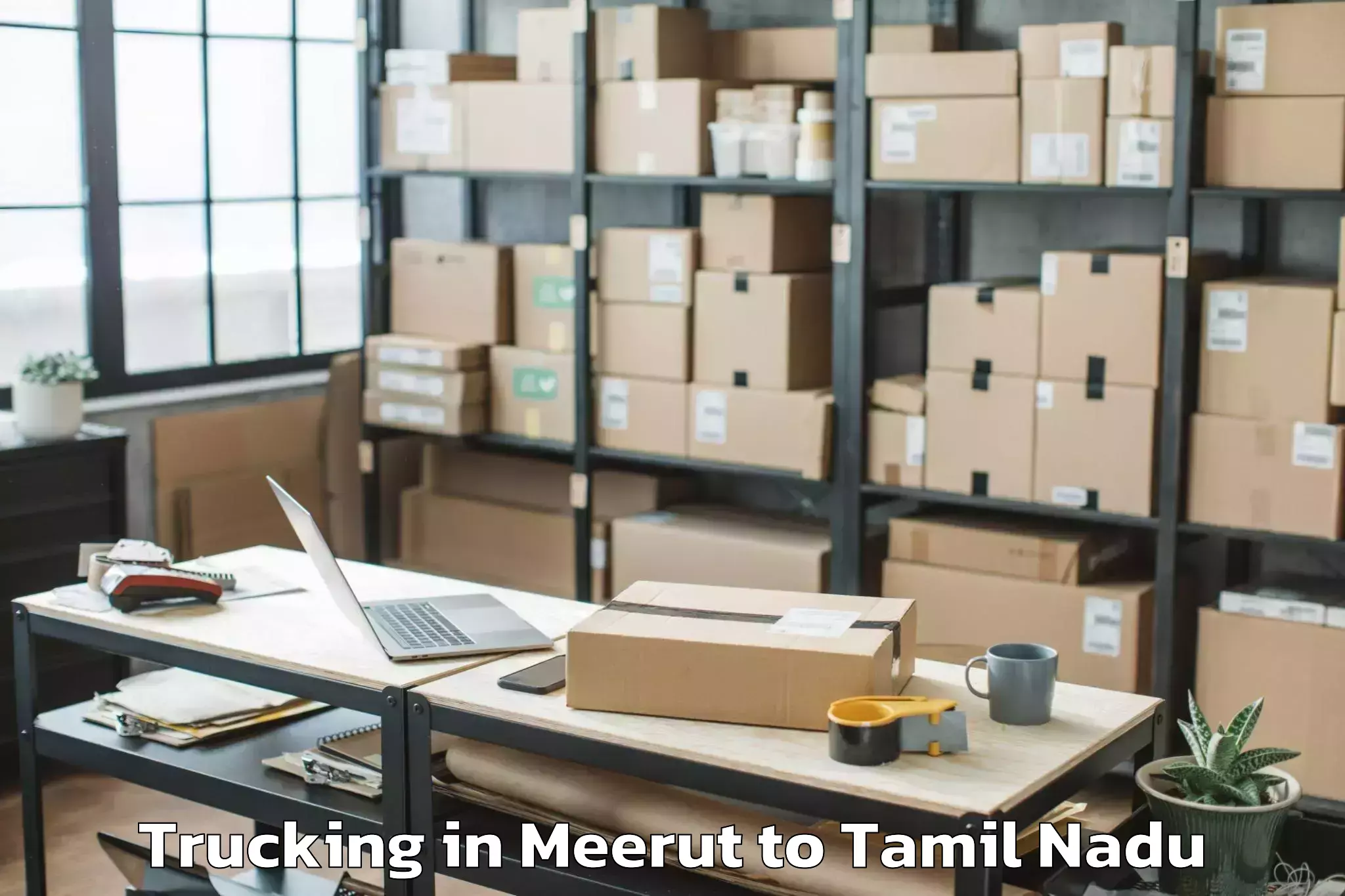 Efficient Meerut to Tiruppalaikudi Trucking